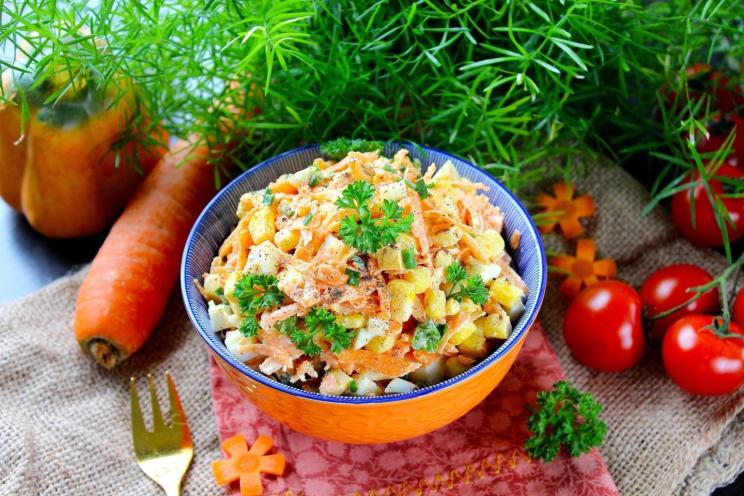 Quick Carrot, Corn, and Egg Salad Quick Carrot, Corn, and Egg Salad