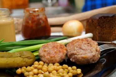 Juicy Homemade Meat Cutlets with White Bread