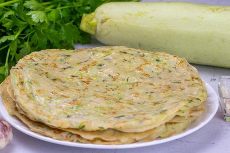 Garlic Herb Zucchini Pancakes