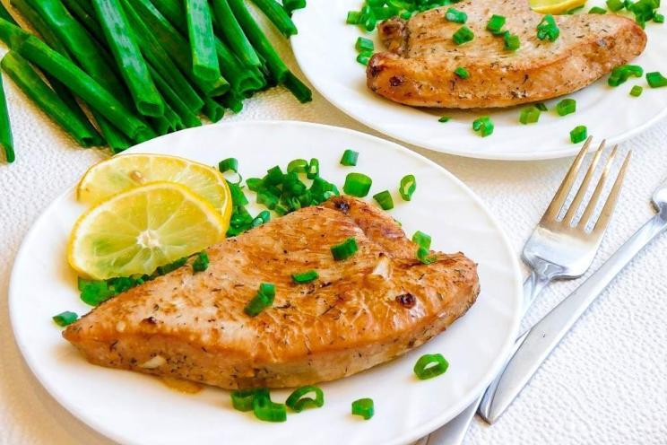 Holiday Turkey Steaks with a Secret Ingredient Holiday Turkey Steaks with a Secret Ingredient