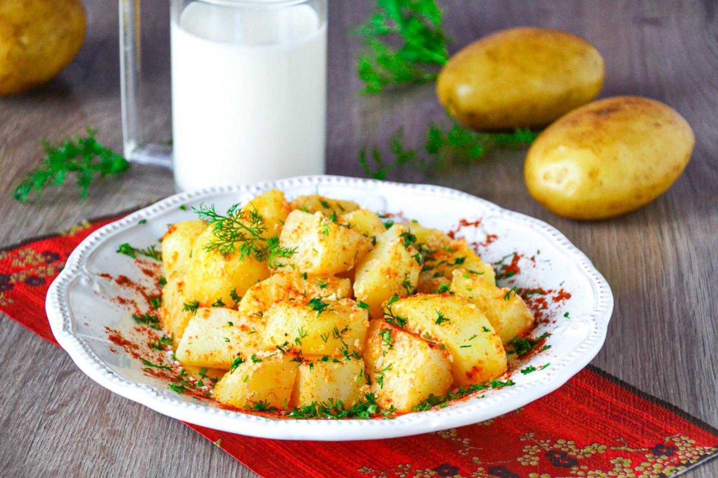 Crispy Kefir Potatoes Pan-Fried Perfection