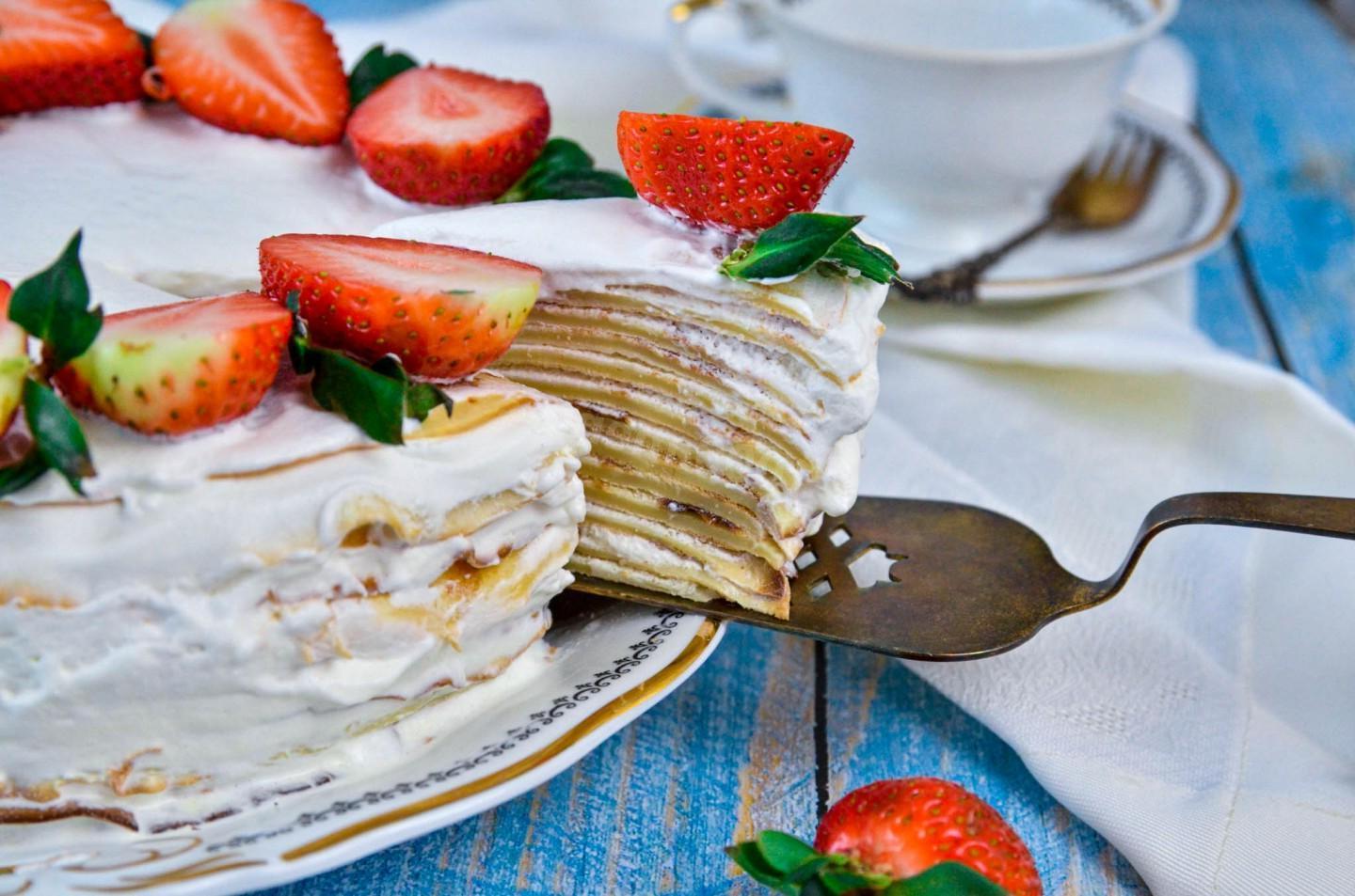 Easy No-Bake Crepe Cake