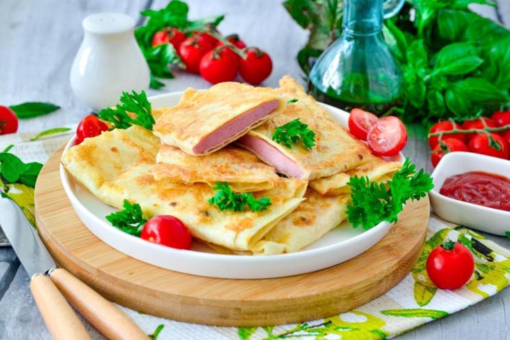 Quick Sausage & Egg Lavash Wrap
