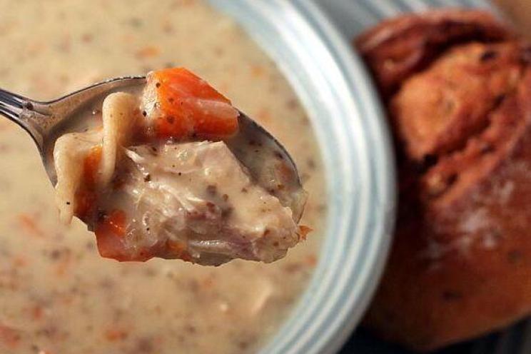 Creamy Low-Calorie Chicken Vegetable Soup Creamy Low-Calorie Chicken Vegetable Soup