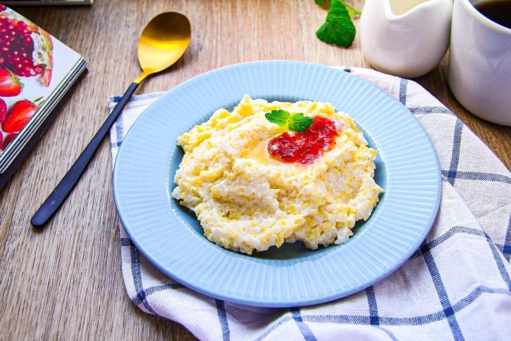 Creamy Millet and Rice Breakfast Porridge Creamy Millet and Rice Breakfast Porridge