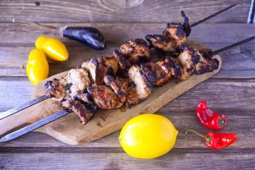 Grilled Catfish Skewers