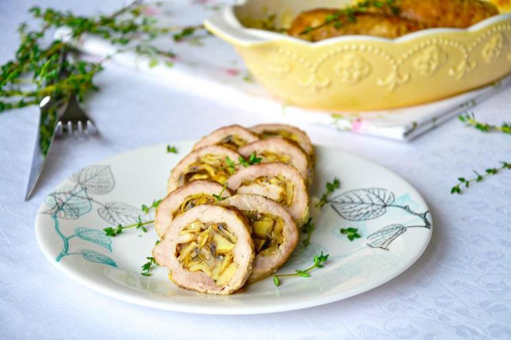 Festive Pork and Mushroom Rolls Festive Pork and Mushroom Rolls