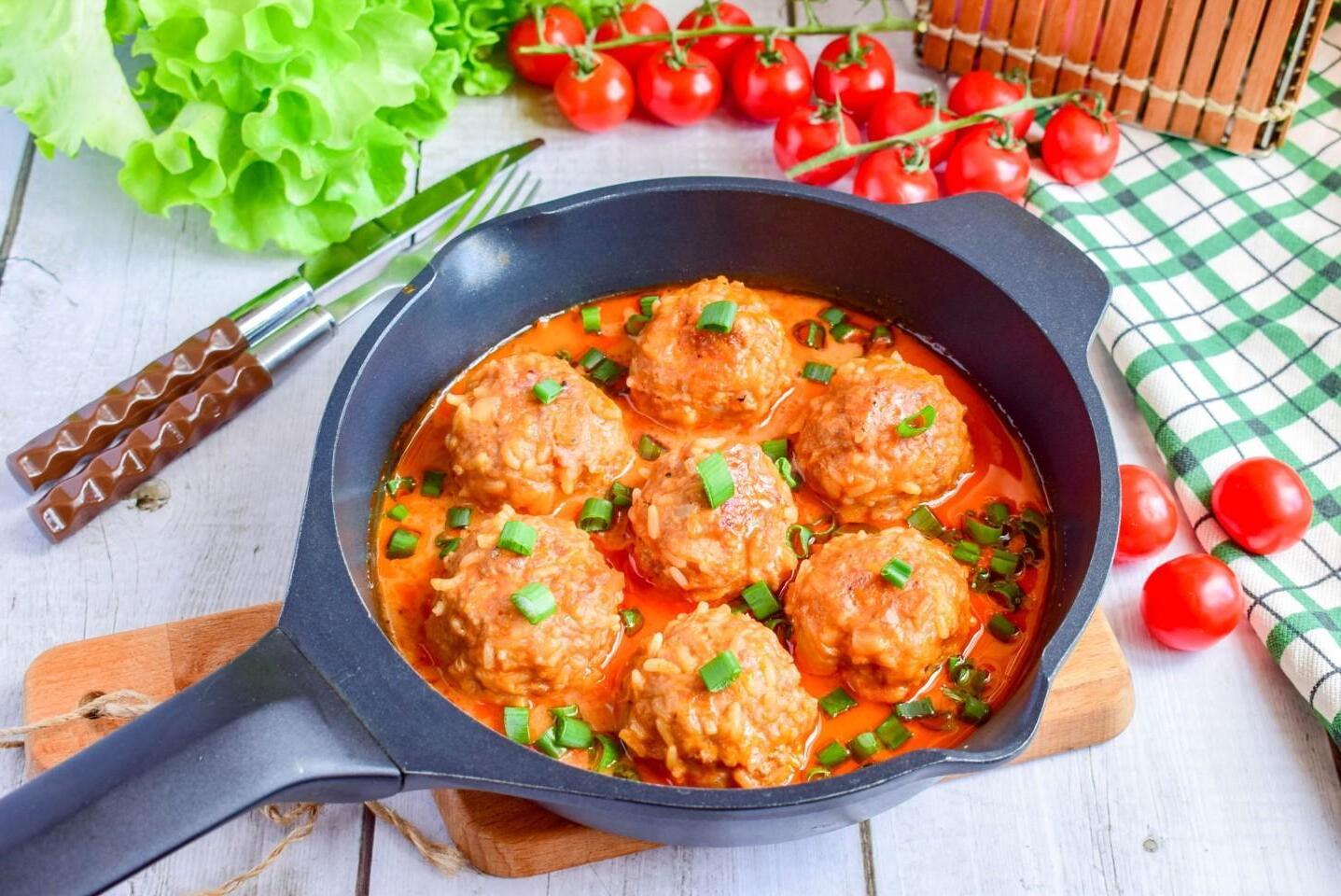 Tomato Rice Meatballs