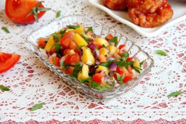Tomato-Mango Salsa