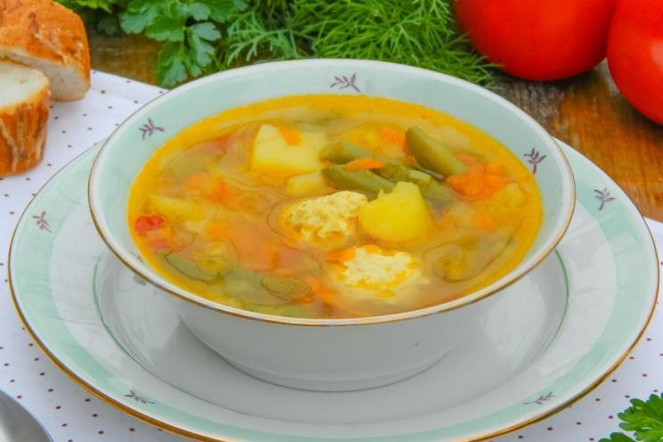 Hearty Vegetable Meatball Soup