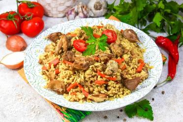 Stovetop Chicken Pilaf