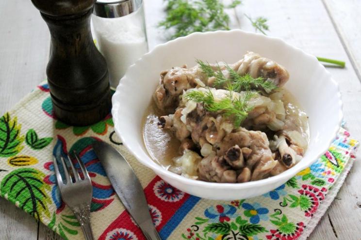 Tender Chicken and Onion Stew Tender Chicken and Onion Stew