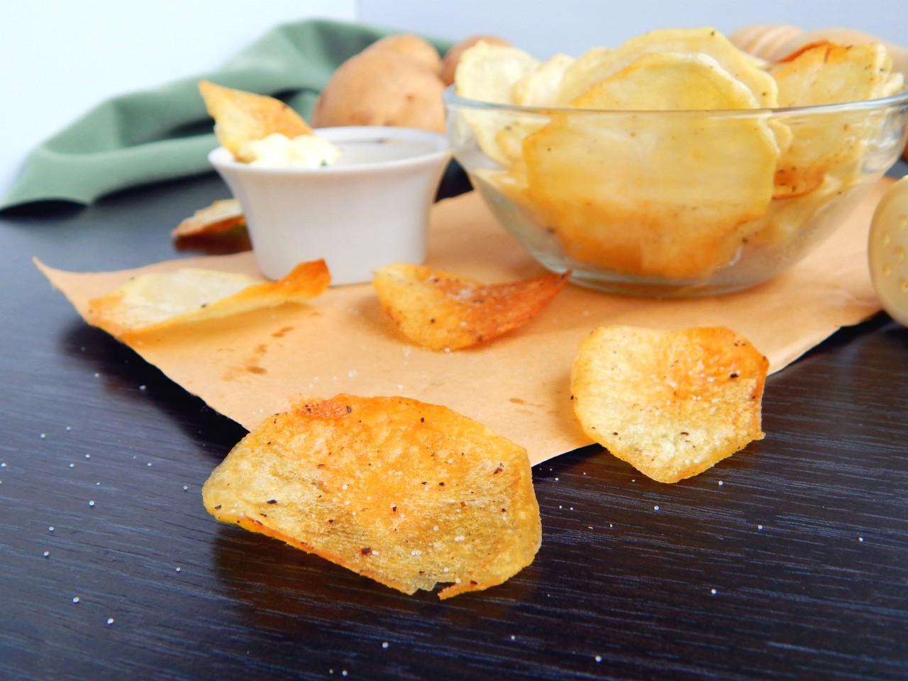 Homemade Crispy Oven Potato Chips Homemade Crispy Oven Potato Chips