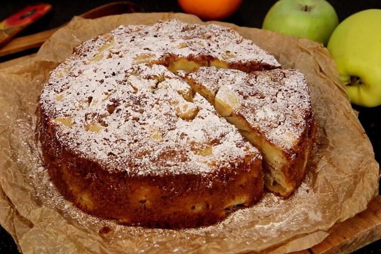 Spiced Apple Honey Charlotte Cake