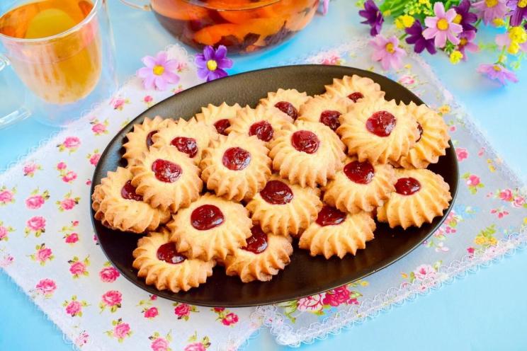 Buttery Shortbread Jam Cookies Buttery Shortbread Jam Cookies