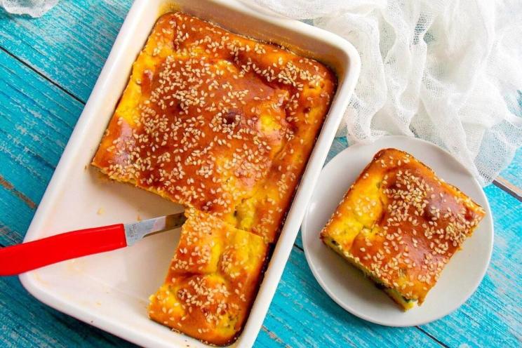 Easy Egg and Green Onion Kefir Pie Easy Egg and Green Onion Kefir Pie
