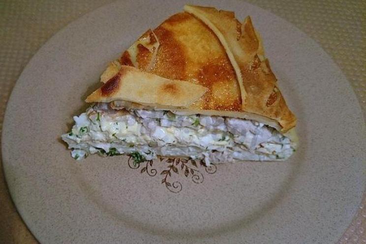 Savory Chicken Pancakes