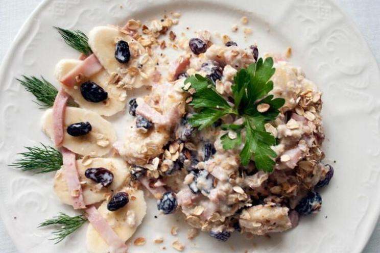 Unique Banana and Ham Salad
