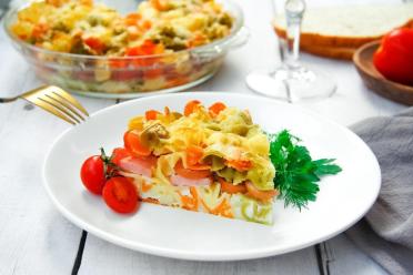 Cheesy Sausage Pasta Bake