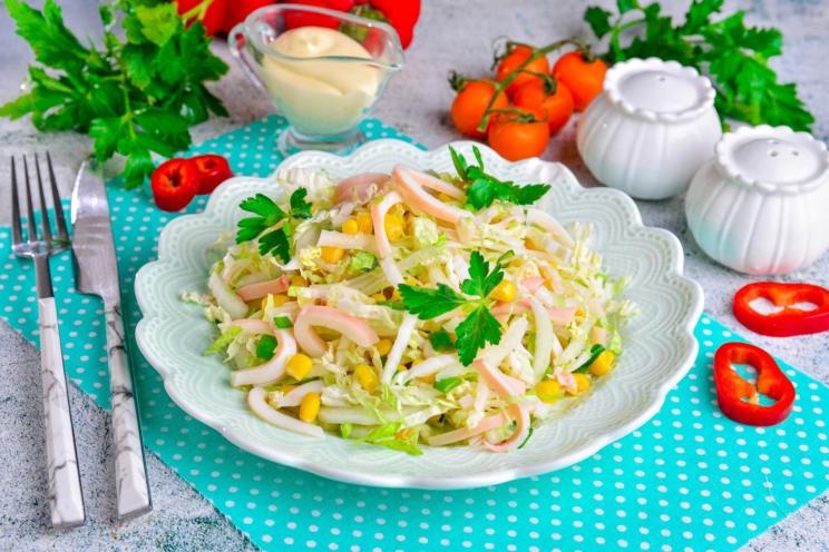 Squid and Cabbage Salad Squid and Cabbage Salad