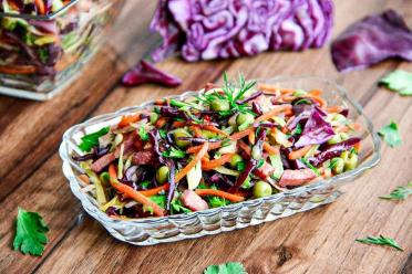 Spicy & Healthy Purple Cabbage Salad