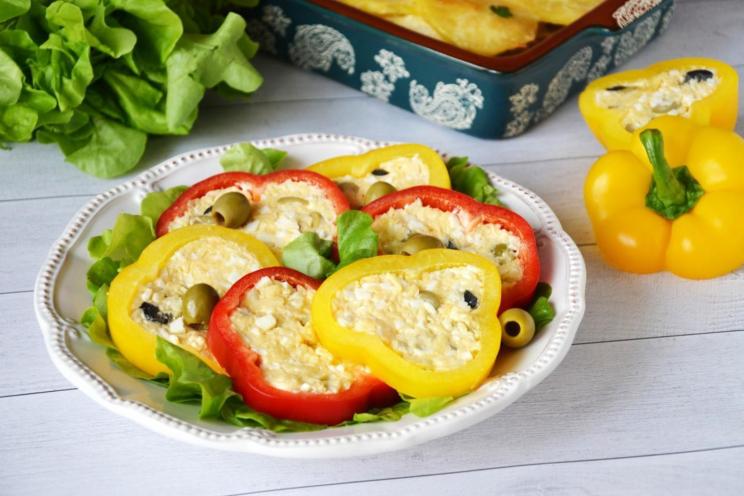 Colorful Bell Pepper Boats