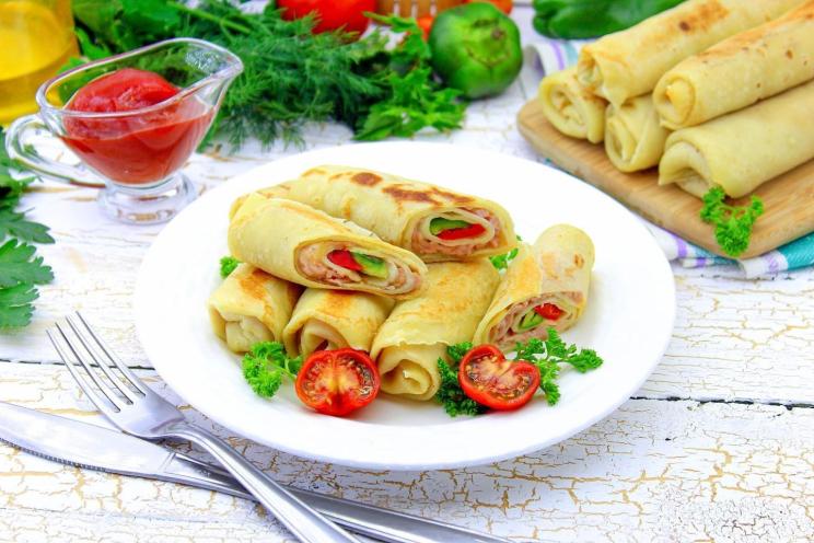 Sausage and Cheese Pancake Delight