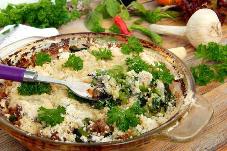 Baked Cauliflower and Minced Meat Delight