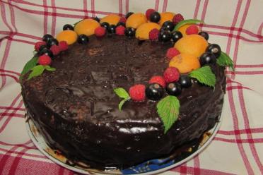 Easy Chocolate Sponge Cake with Boiling Water
