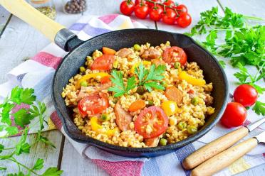 Quick & Tasty Pork Bulgur Stir-Fry