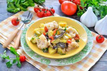 Zucchini, Eggplant, and Potato Stew