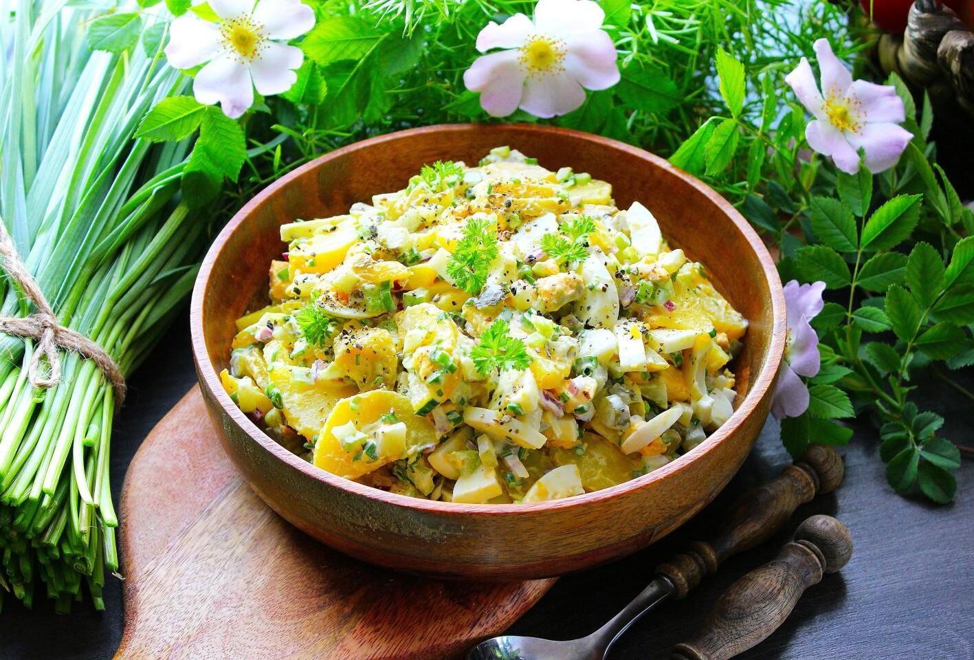 Classic Celery & Pickles Potato Salad