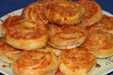 Cheese & Bacon Puff Pastries