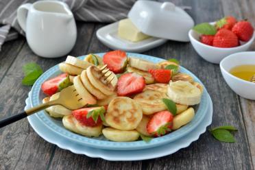 Bite-Sized Breakfast Pancakes