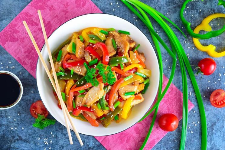 Sweet and Sour Chicken with Veggies