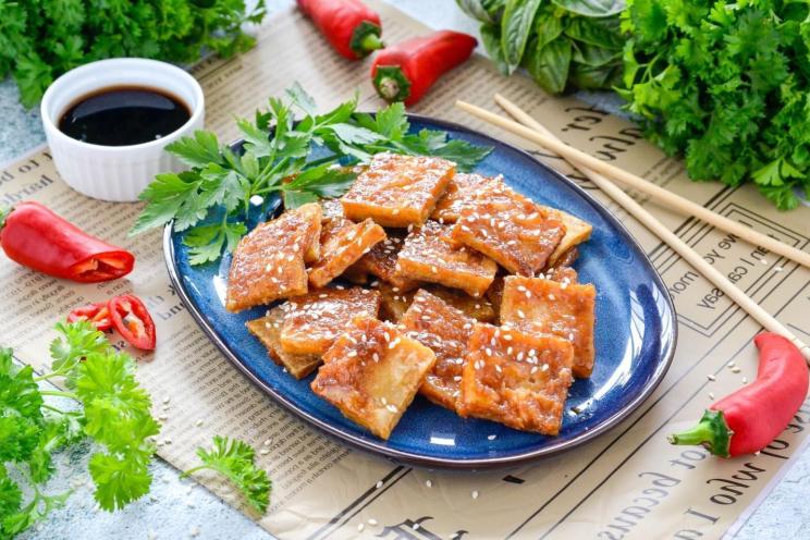 Crispy Tofu Cheese Bites