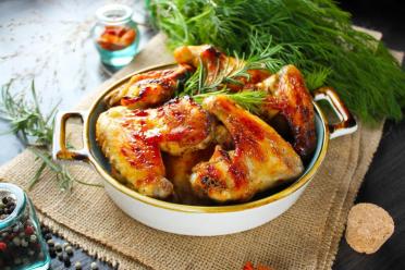 Honey-Garlic Oven Wings