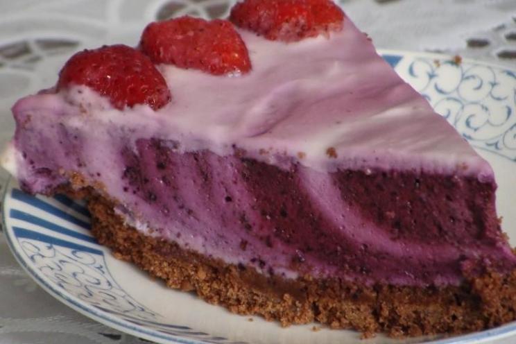 No-Bake Blueberry Cheesecake with Shortbread Crust No-Bake Blueberry Cheesecake with Shortbread Crust