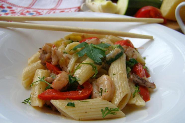Seafood Pasta Delight Seafood Pasta Delight