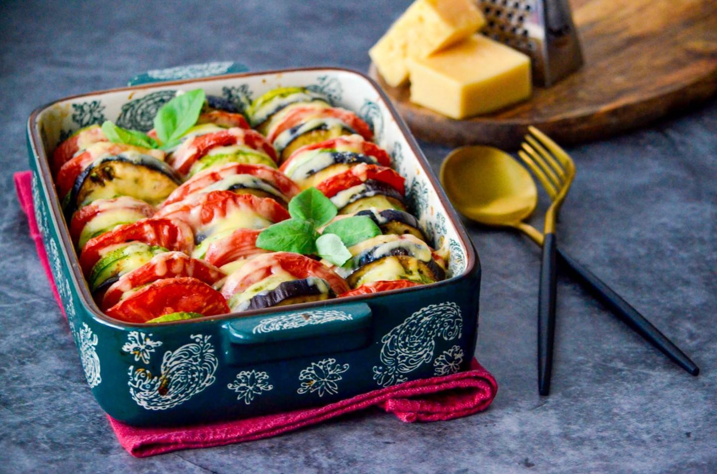 Cheesy Oven-Baked Ratatouille Cheesy Oven-Baked Ratatouille