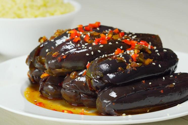 Soy-Garlic Korean Eggplants Soy-Garlic Korean Eggplants