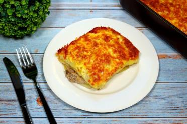 Cheesy Pork and Potato Casserole