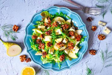 Pear and Blue Cheese Holiday Salad
