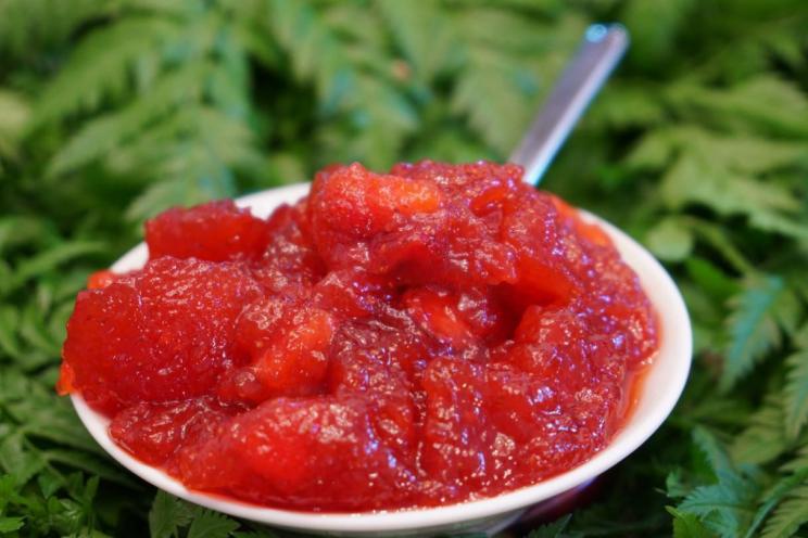 Strawberry Berry Chunk Jam with Agar-Agar