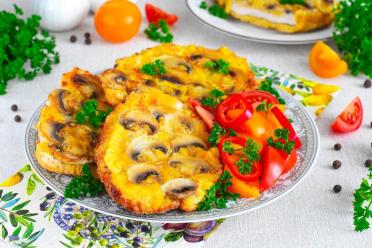 Festive Turkey Schnitzel with Mushrooms