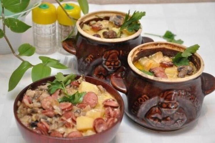 Sausage and Potato Pot Delight
