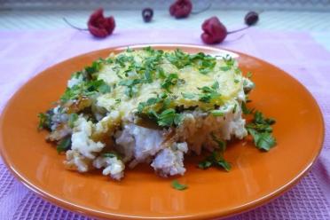 Easy Chicken and Green Bean Rice Bake