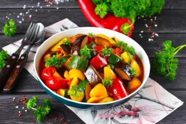 Colorful Zucchini Vegetable Stew