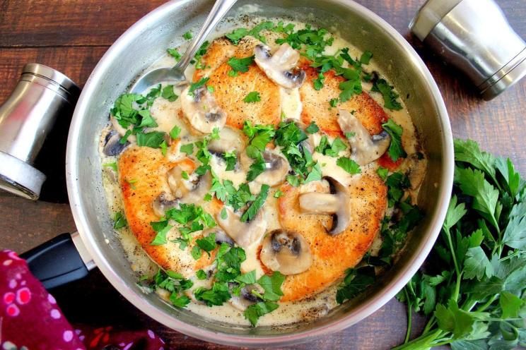 Creamy Turkey and Mushroom Delight