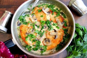 Creamy Turkey and Mushroom Delight